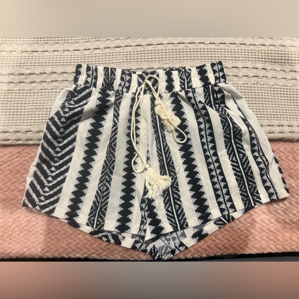 Flowy Shorts Bundle Small Boho Tribal Palm Print Summer Shorts